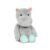 B. Toys Plush Hippo Gerry Dark Grey - Image 2