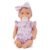 LullaBaby Baby Doll Floral Outfit Bow Set - Image 3