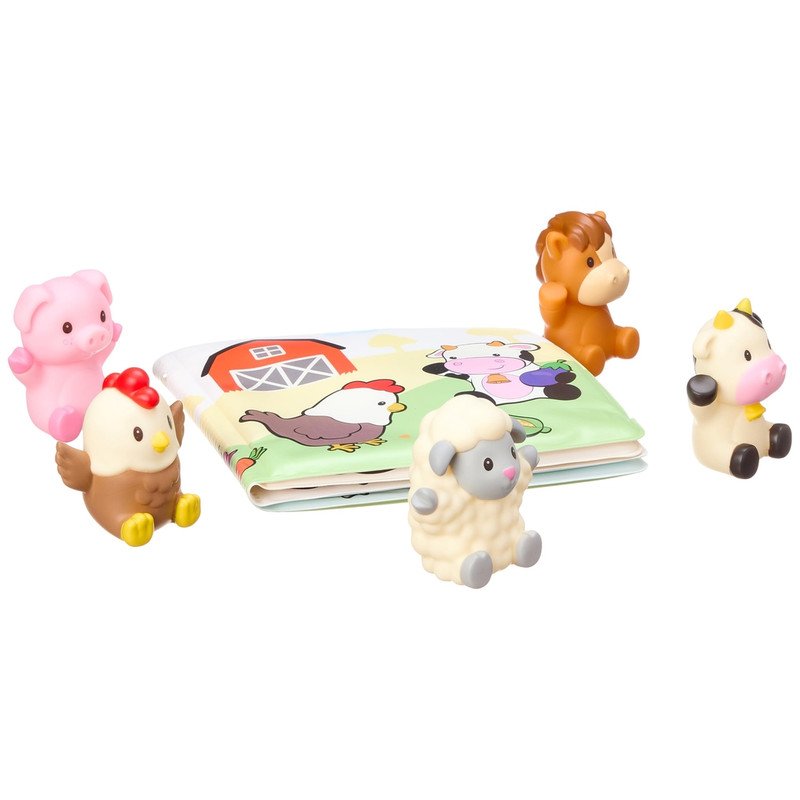 615-Dhwa-F9h-L.jpg Battat Finger Puppets Farm Animals Book - Image 1