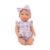 LullaBaby Baby Doll Floral Outfit Bow Set