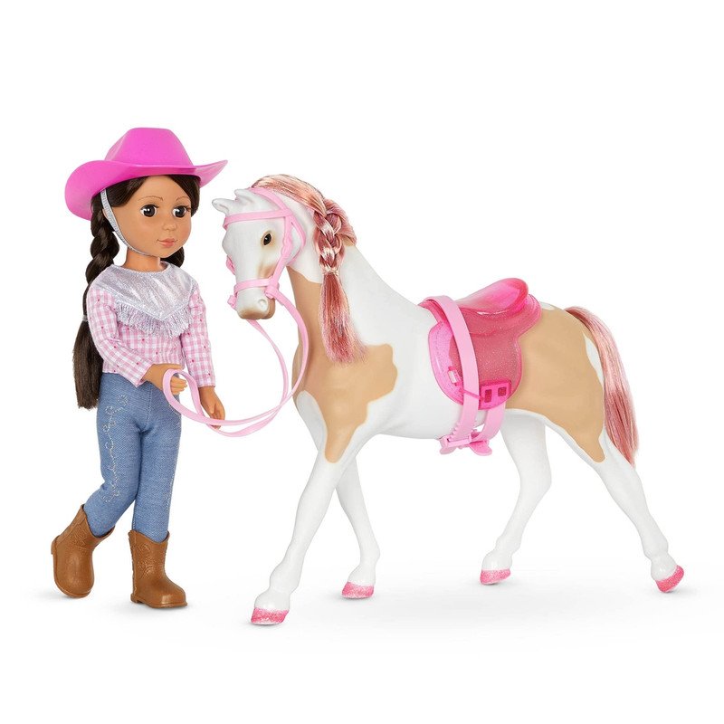 71-G7w-AXaud-L.jpg Glitter Girls Doll Bria Bonnie Horse Set - Image 1