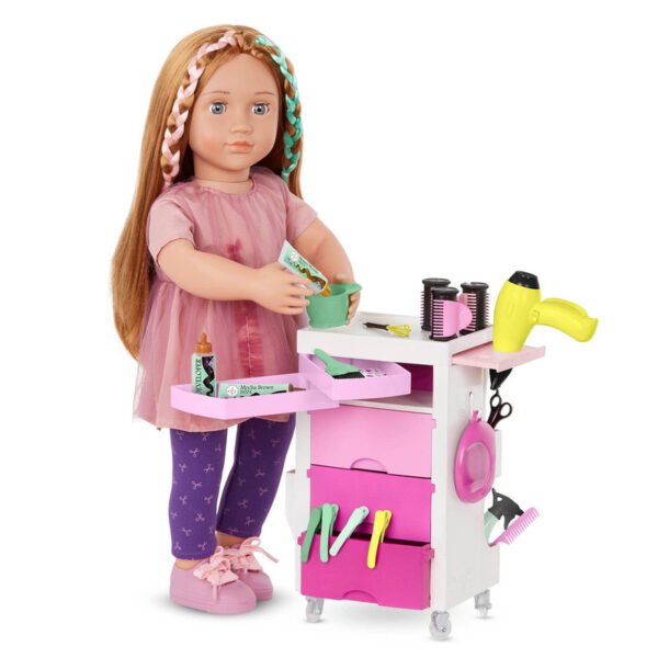 Our Generation Hairdressing Trolley Set