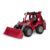 Driven Backhoe Loader Red Midrange Toy