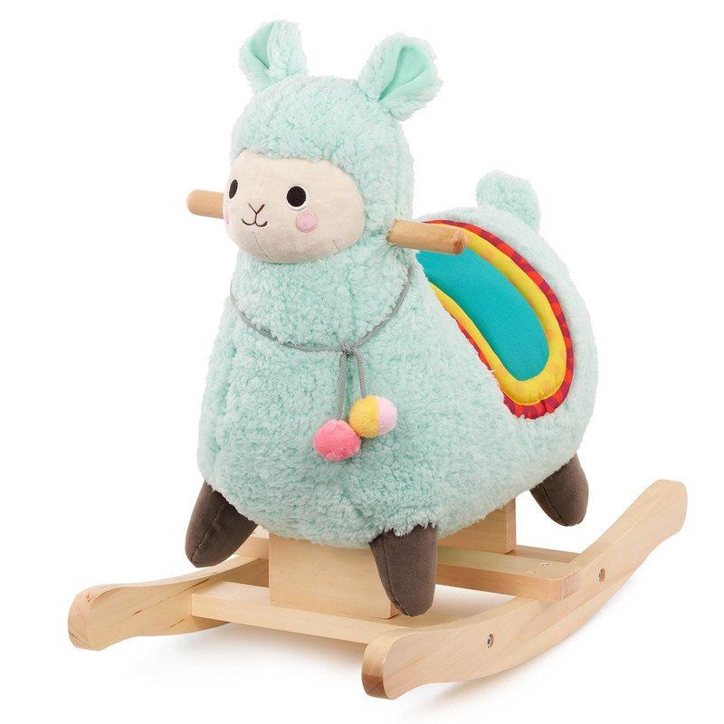 7125f-BDMJ7-L.jpg Rocking Llama Ride-A-Llama Toy - Image 1