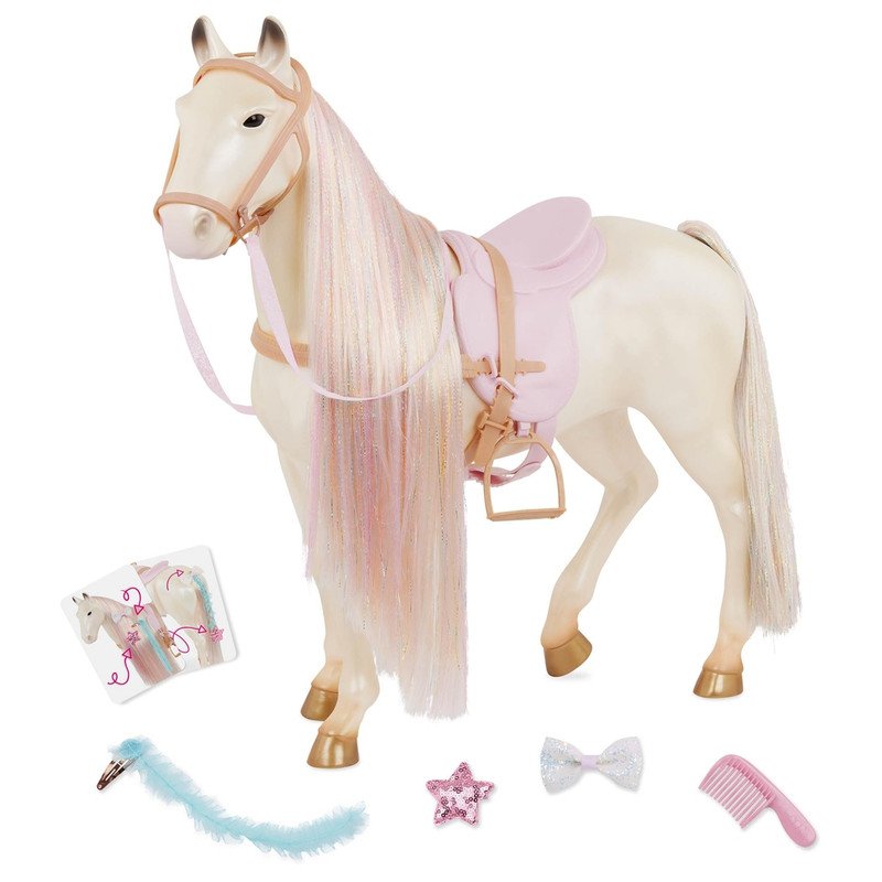 71dhwn-Me-IQL.jpg Our Generation Fantasy Unicorn Enchanting Horse - Image 1