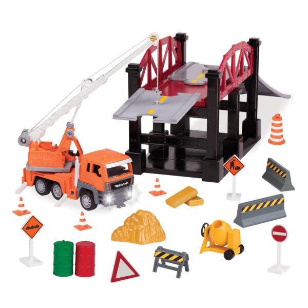 Driven Construction Playset with Bridge 35pcs