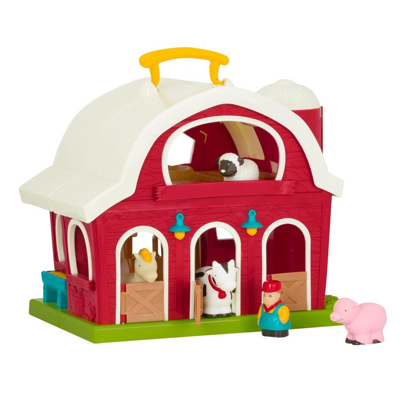 71l-Tl-QF3o-HL.jpg Battat Big Red Barn Playset - Image 1