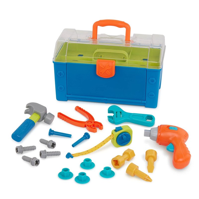 71qb36j-ILu-L.jpg Battat Busy Builder Tool Box - Image 1