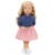 Our Generation Doll Emily Blonde Denim Skirt
