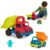 B. Toys Dump Trucks Large Small Handle Set