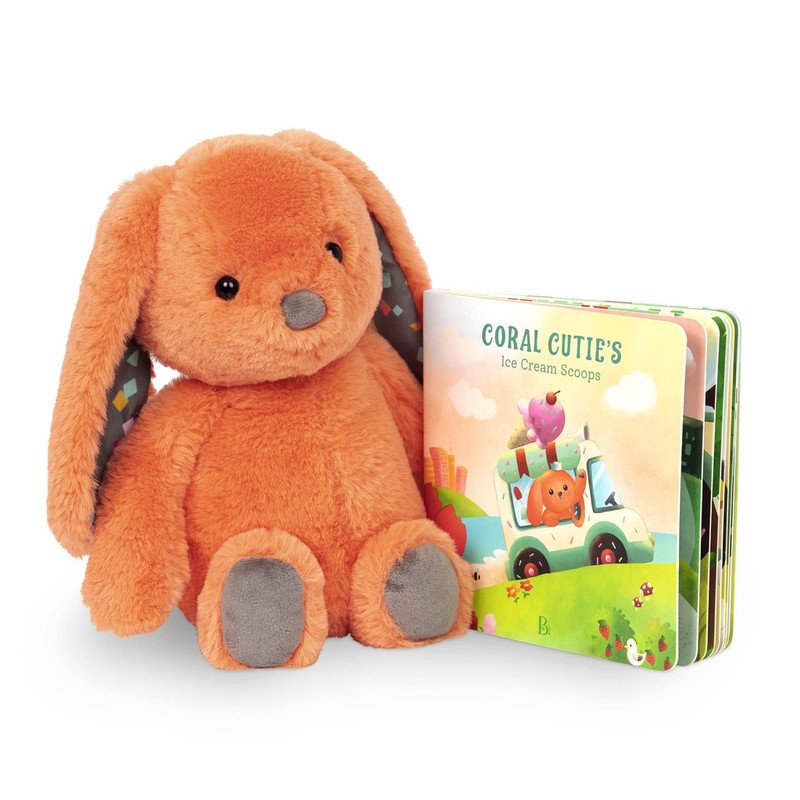 81q-Qdv-Jna-ML.jpg B. Toys Plush Bunny Book Set - Image 1