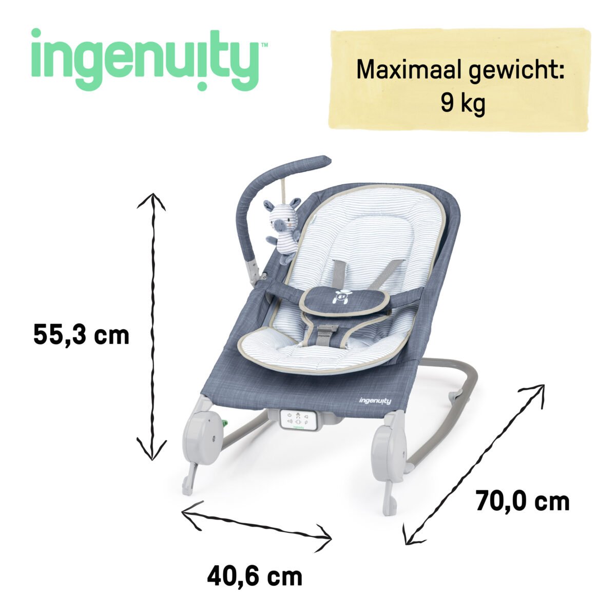 Happy Belly™ Rock-to-Bounce Massage Seat - Parker™ - Image 9