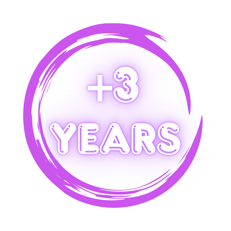 +3 Years