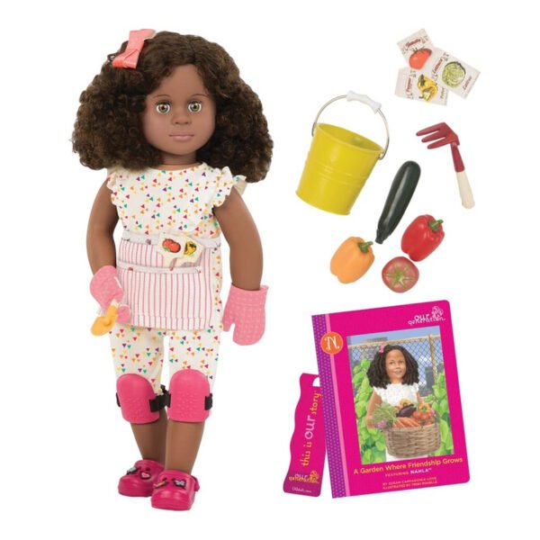 DELUXE DOLL W/ BOOK, NAHLA (AA)
