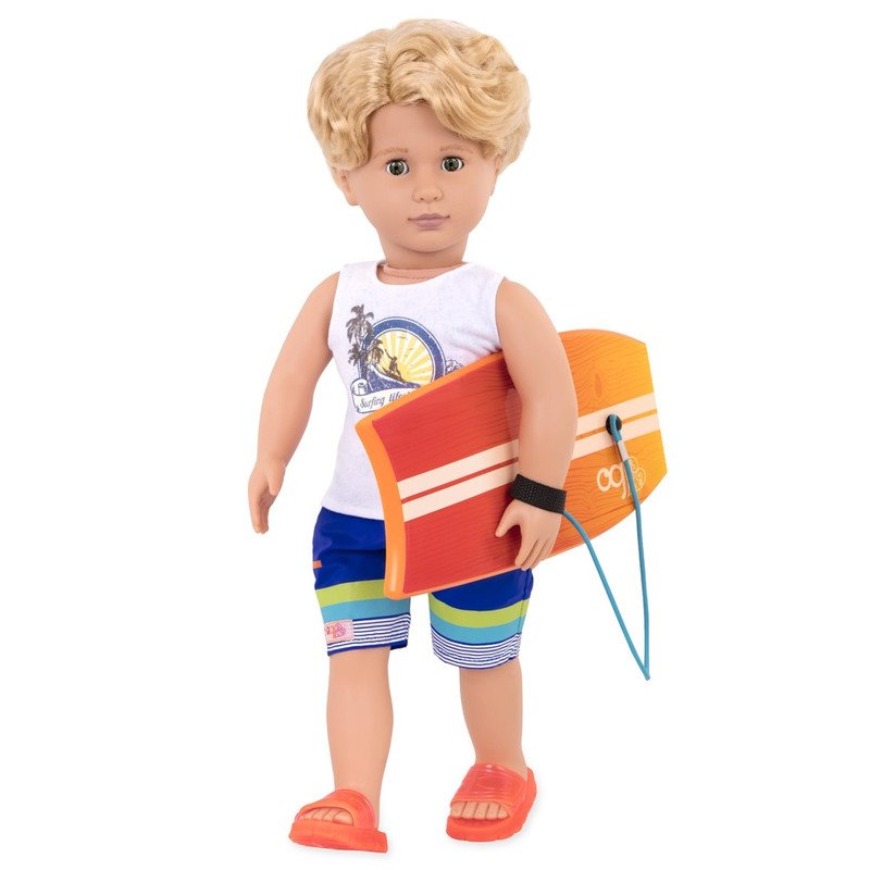 61-Sp-A8-Ft-G6-L.jpg SURFER BOY DOLL, GABE - Image 1