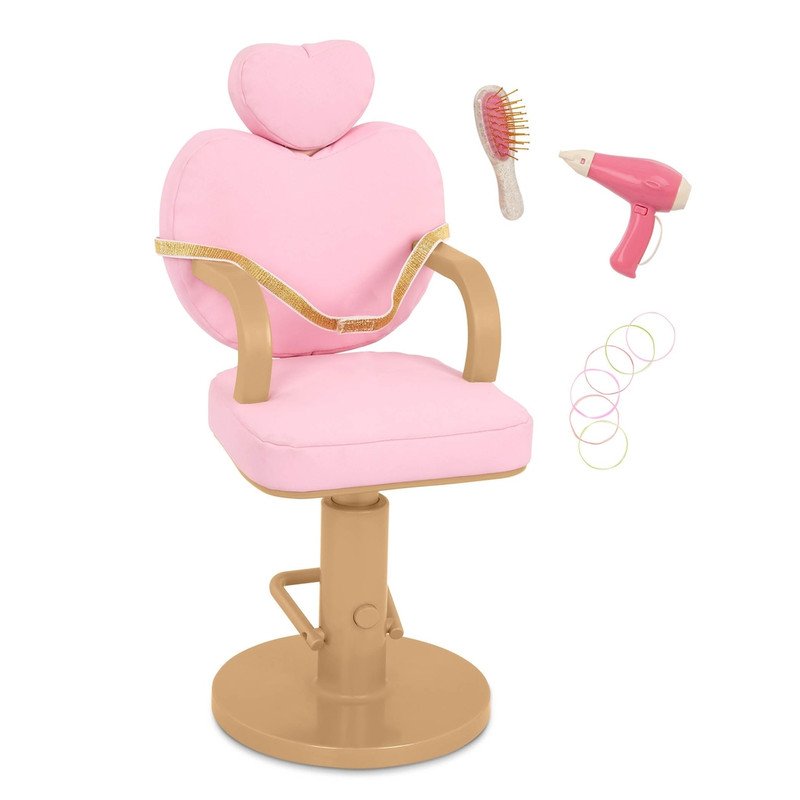61vz-G1twy-JL.jpg Heart Shaped Salon Chair and Accessories - Image 1