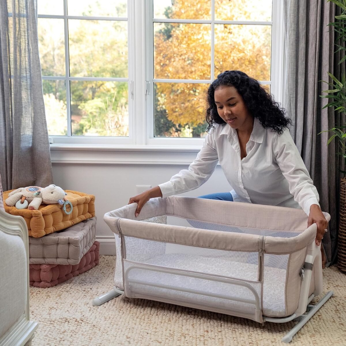 Ingenuity Dream & Grow Bedside Bassinet - Dalton - Image 9