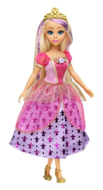 funvill-dreameez-deluxe-princess-lutka-ass-fu10621~100455181 Dreameez Deluxe Princess Set with Pink and Purple Dress - Image 1