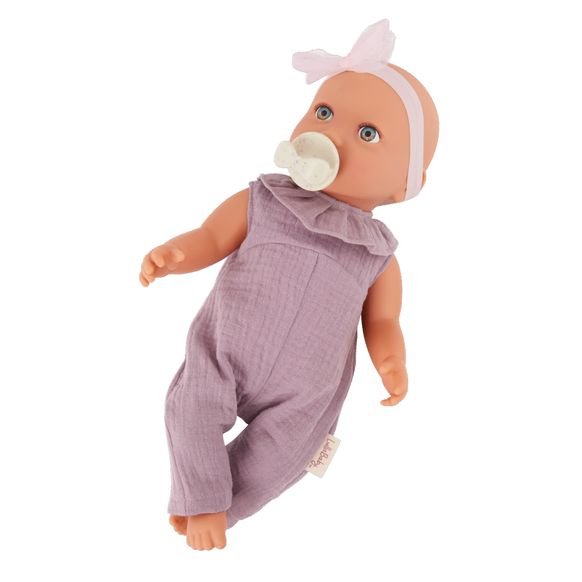 14"Doll W/ Lilac Jumper - Image 3