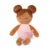 Small Baby Plush Bath Brown Hair Girl Doll