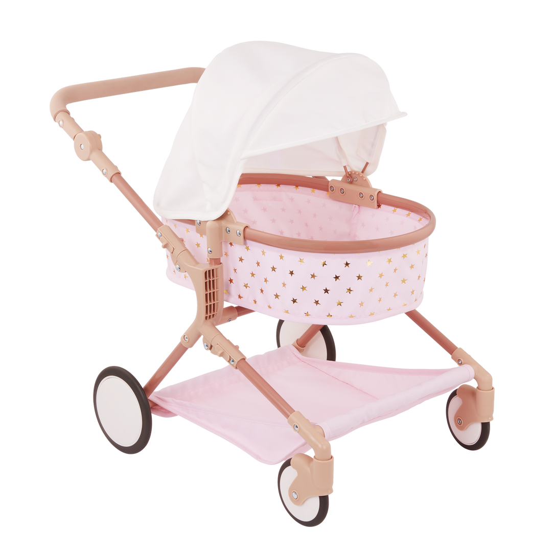 LBY7618_LullaBaby-14-inch-Baby-Doll-Double-Stroller.png 14" Baby Doll Double Stroller - Image 1