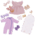 Baby Doll Clothing Set Dress, Pyjama & Bath Towel