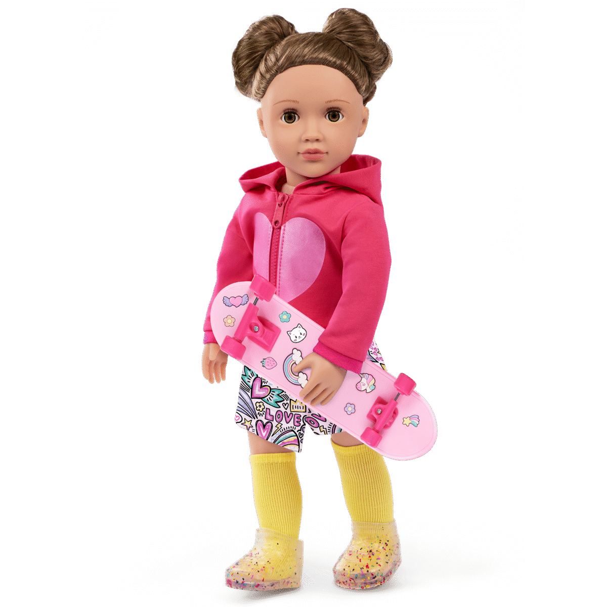 Deluxe Outfit w/ Hoodie and Skateboard - Image 3
