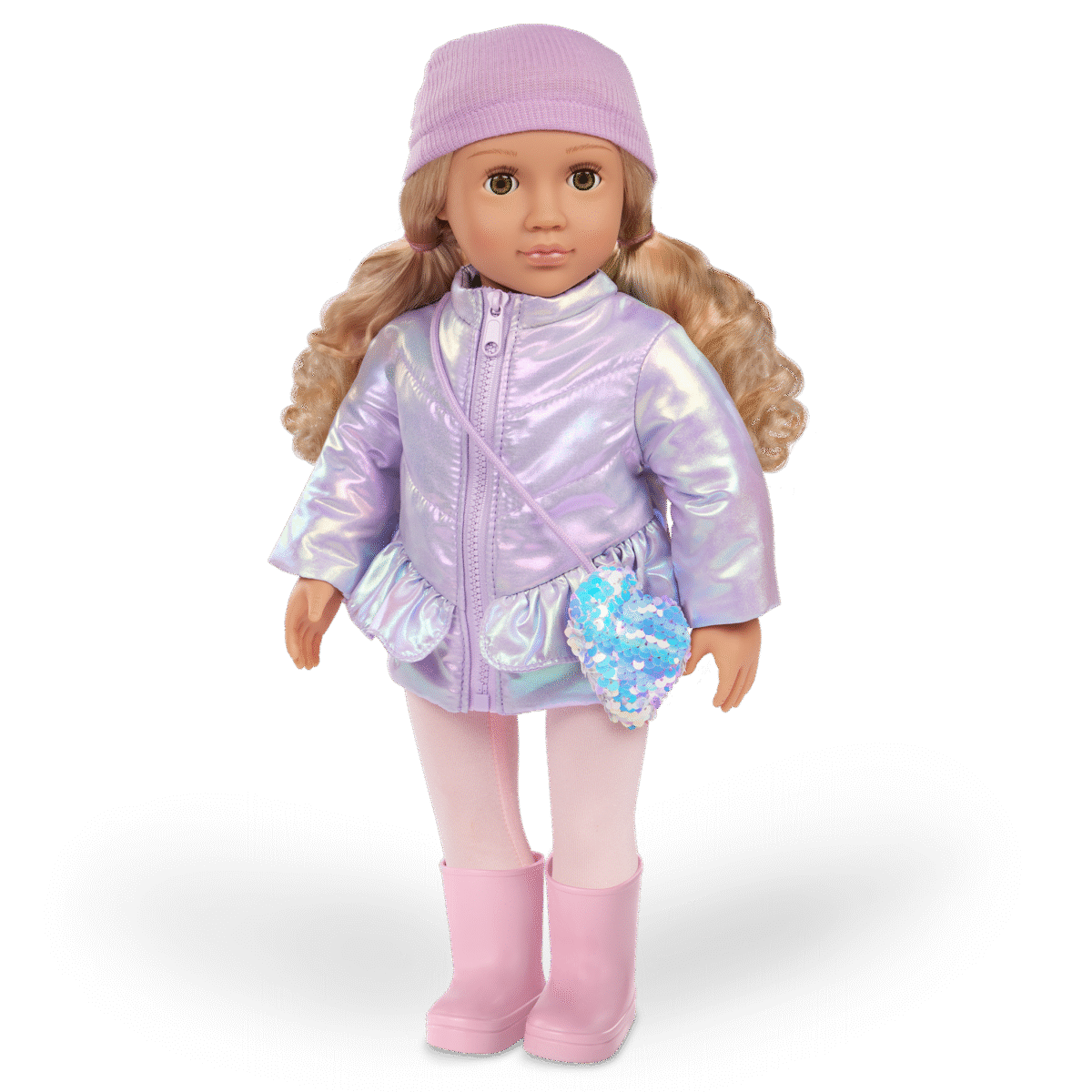 Deluxe Winter Outfit w/ Heart-Shaped Purse - Image 2