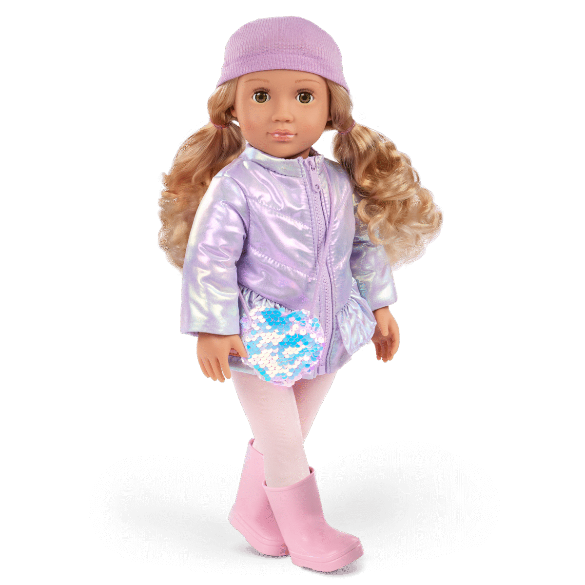 Deluxe Winter Outfit w/ Heart-Shaped Purse - Image 3