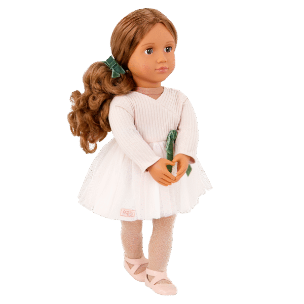 Doll w/ Ballet Outfit, Ballerina Doll Carlota