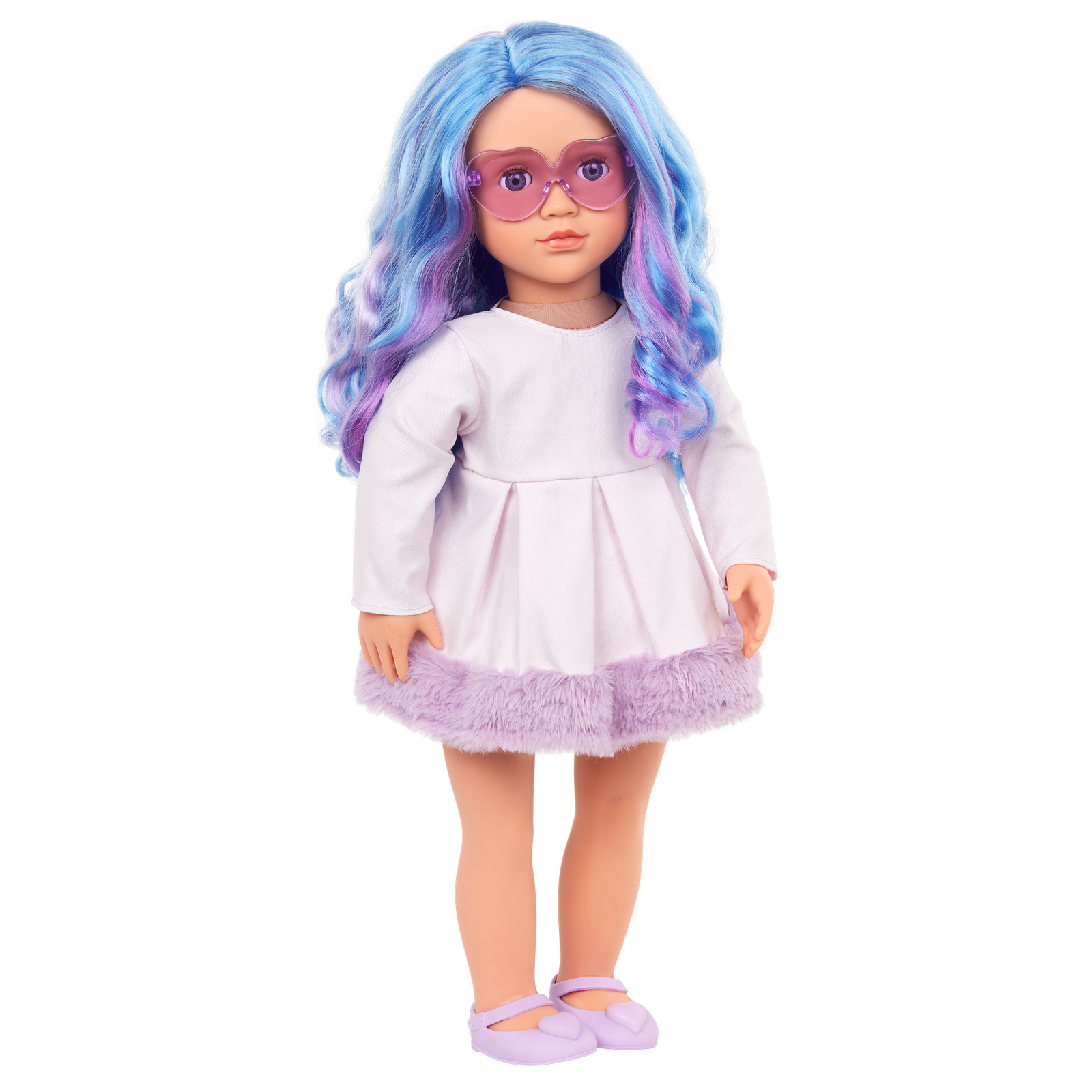 BD31427_Our-Generation-Veronika-18-inch-Doll-Multicolored-Hair-MAIN.png Doll w/ Multi Colored Hair, Veronika - Image 1