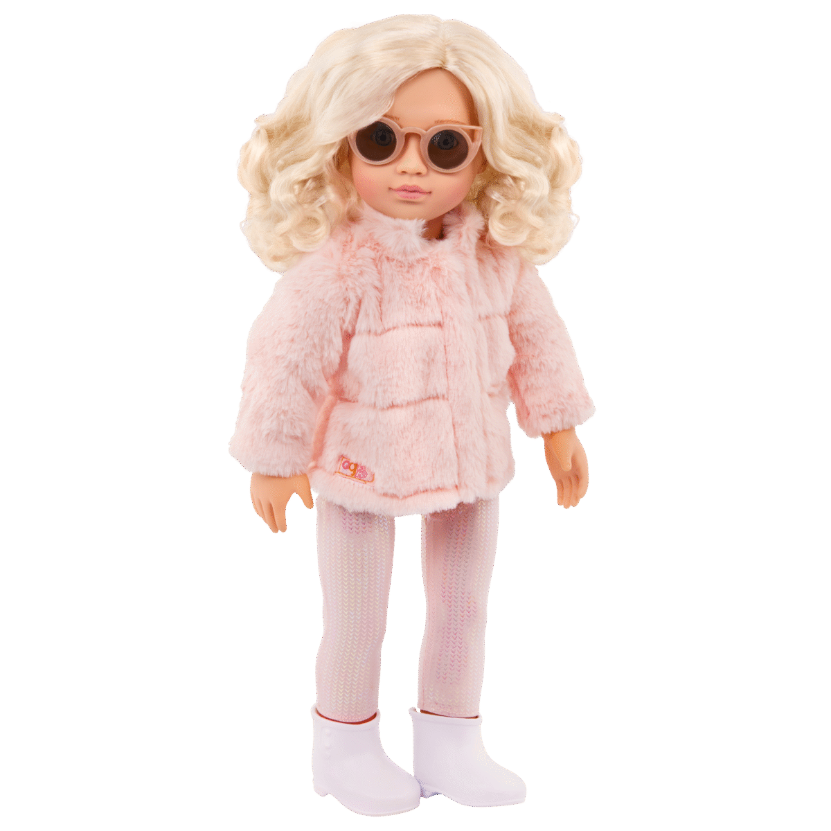 Doll w/Glamour Faux Fur Coat, Ava - Image 2