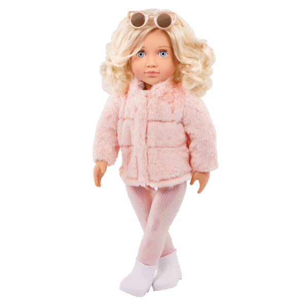 Doll w/Glamour Faux Fur Coat, Ava
