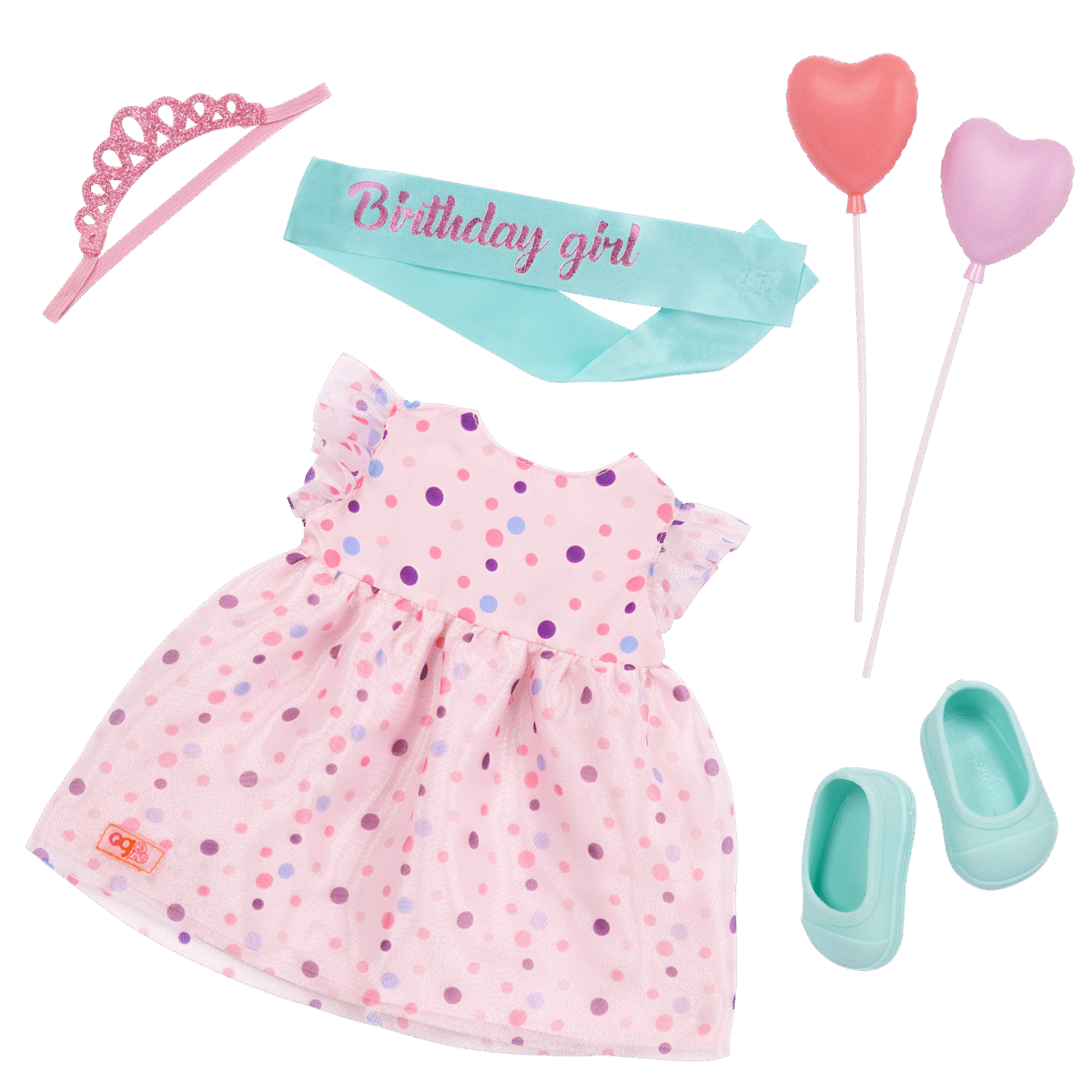 Doll w/Frilly Party Dress & Shoes, Esme - Image 3