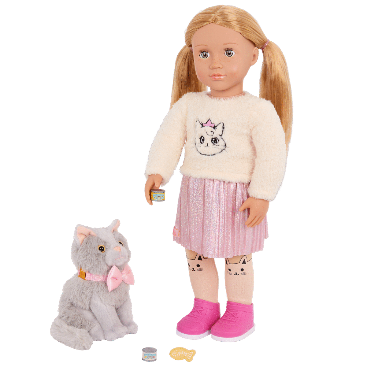 Doll w/ Pet Kitten, Sheela & Sammy - Image 2