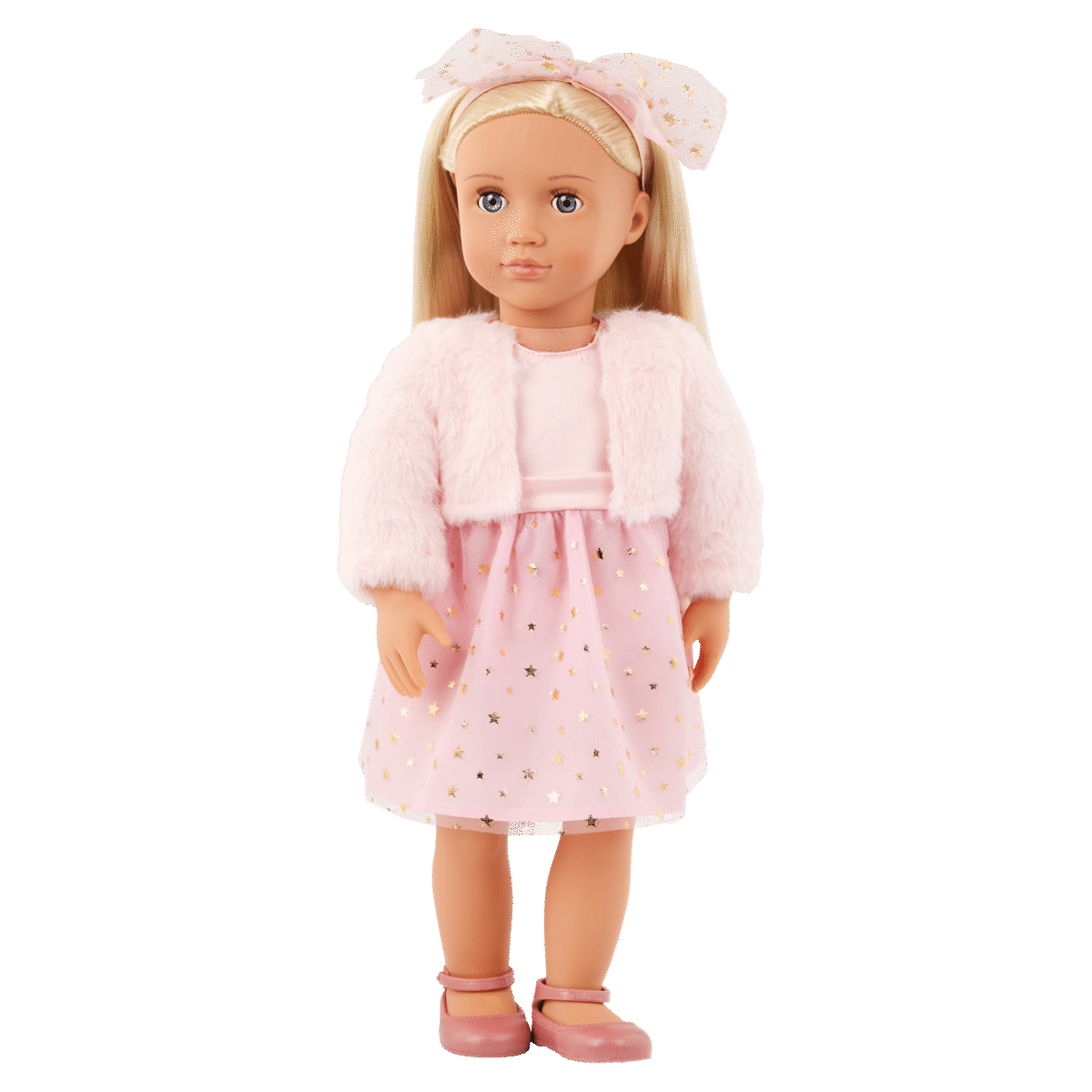DOLL W/ PINK HOLIDAY DRESS, MIRANDA - Image 2