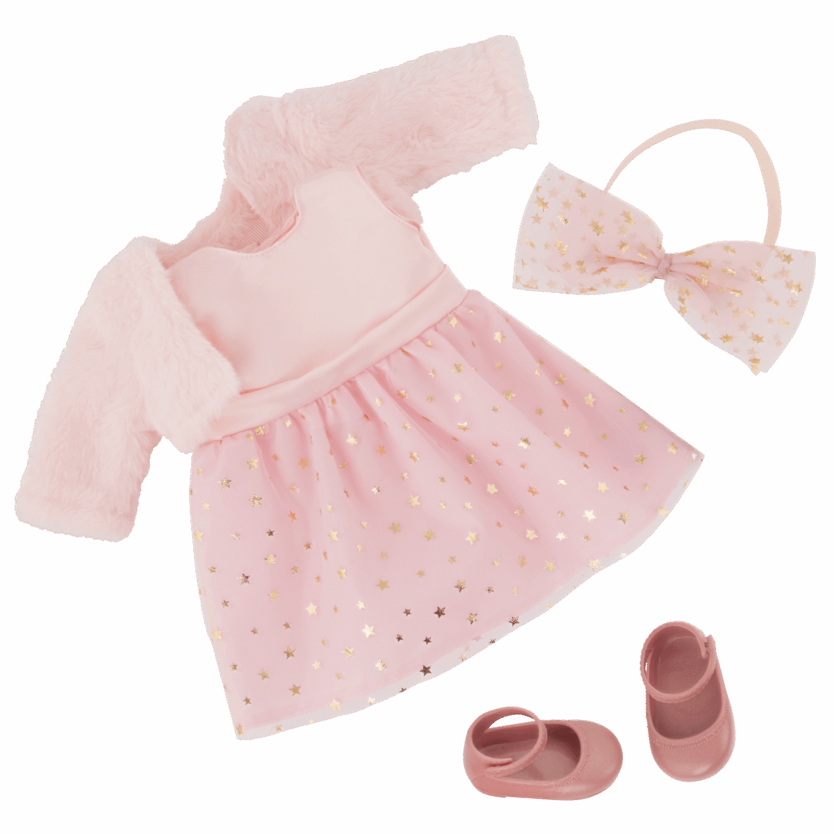 DOLL W/ PINK HOLIDAY DRESS, MIRANDA - Image 3