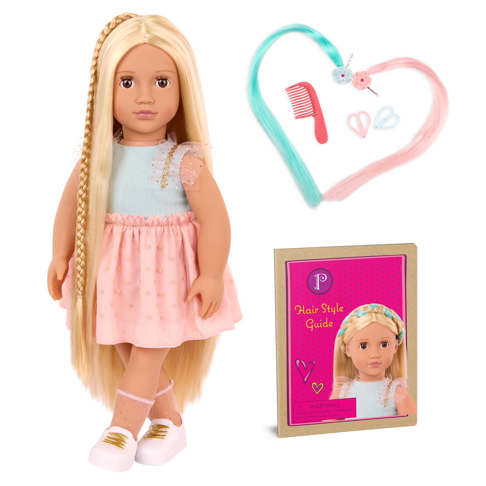 BD31586_PR.png Hair Grow Doll, Poppy - Image 1