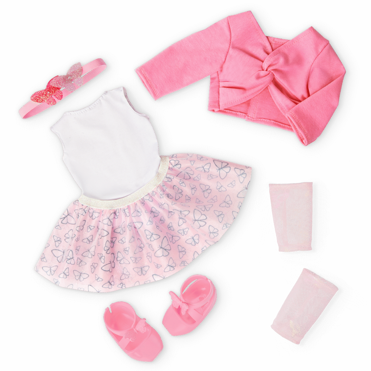 Doll w/ Butterfly Ballet Outfit, Ballerina Mika - Image 3