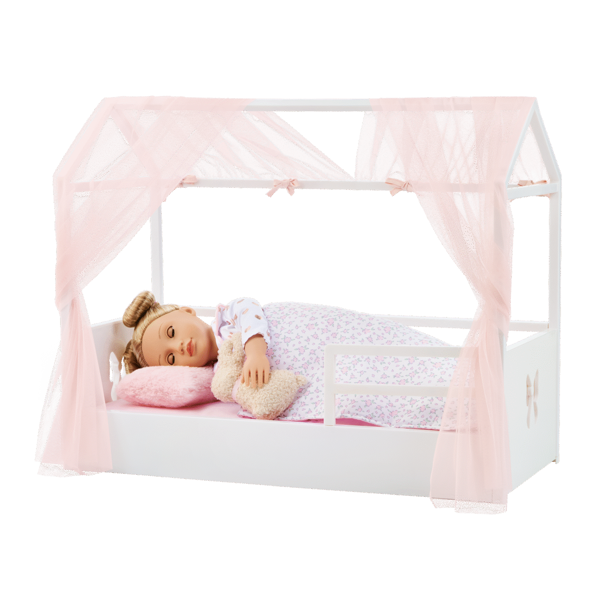 Bed Frame w/ Girly Bedding - Image 3