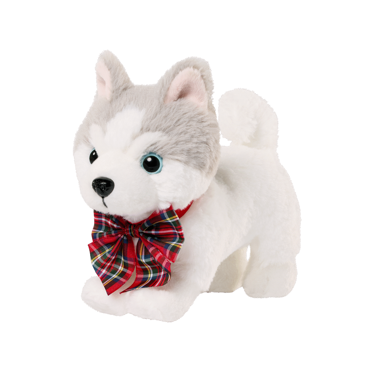 6" Posable Christmas Husky Pup - Image 3
