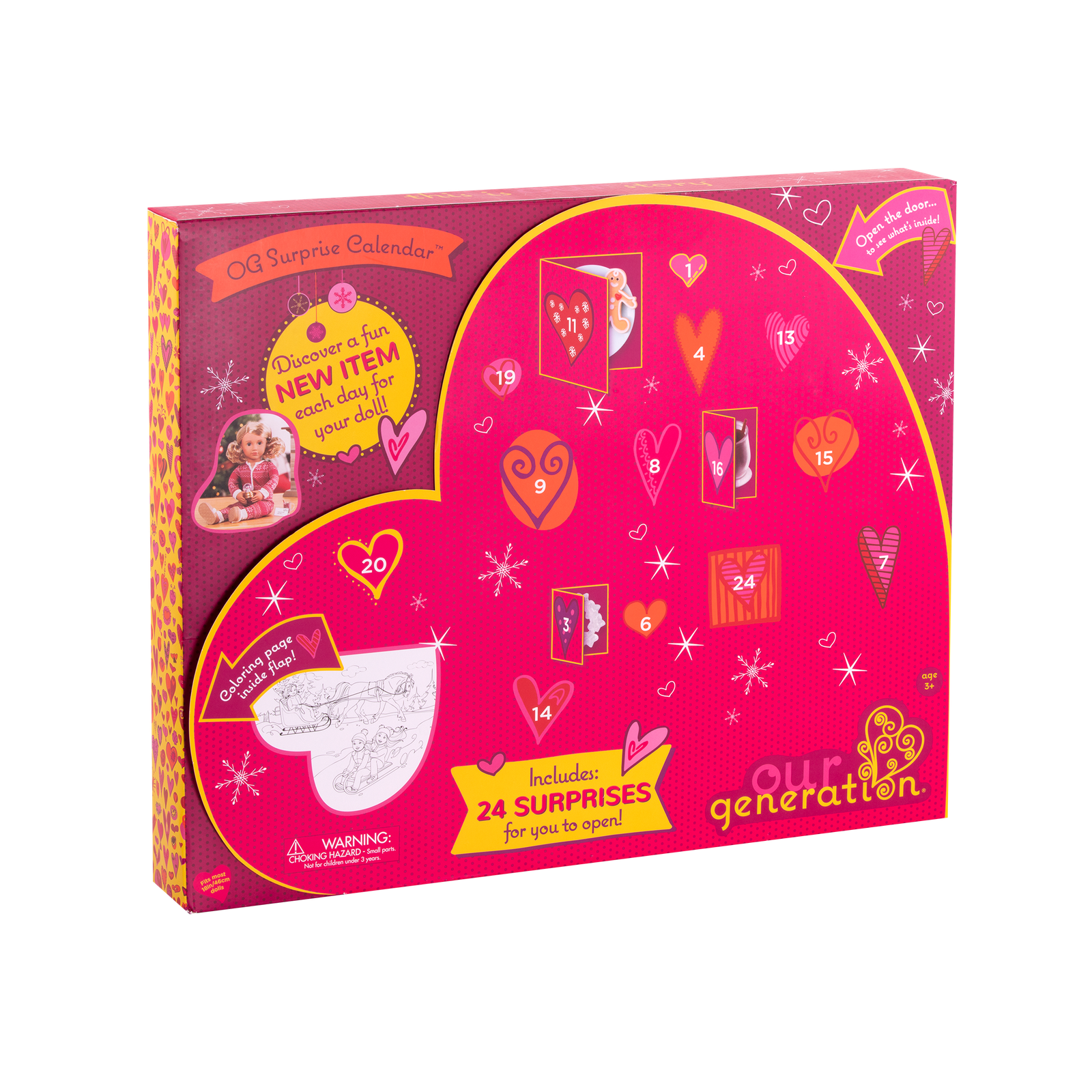 BD37968_Our-Generation-Holiday-Advent-Calendar-18-inch-Dolls.png OG SURPRISE CALENDAR - Image 1