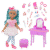 14" Doll w/ Make-Over Vanity Table Playset, Micah