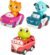 B Toys / Light up cars Lolo the cat, Woofer the dog, and Jax the frog!