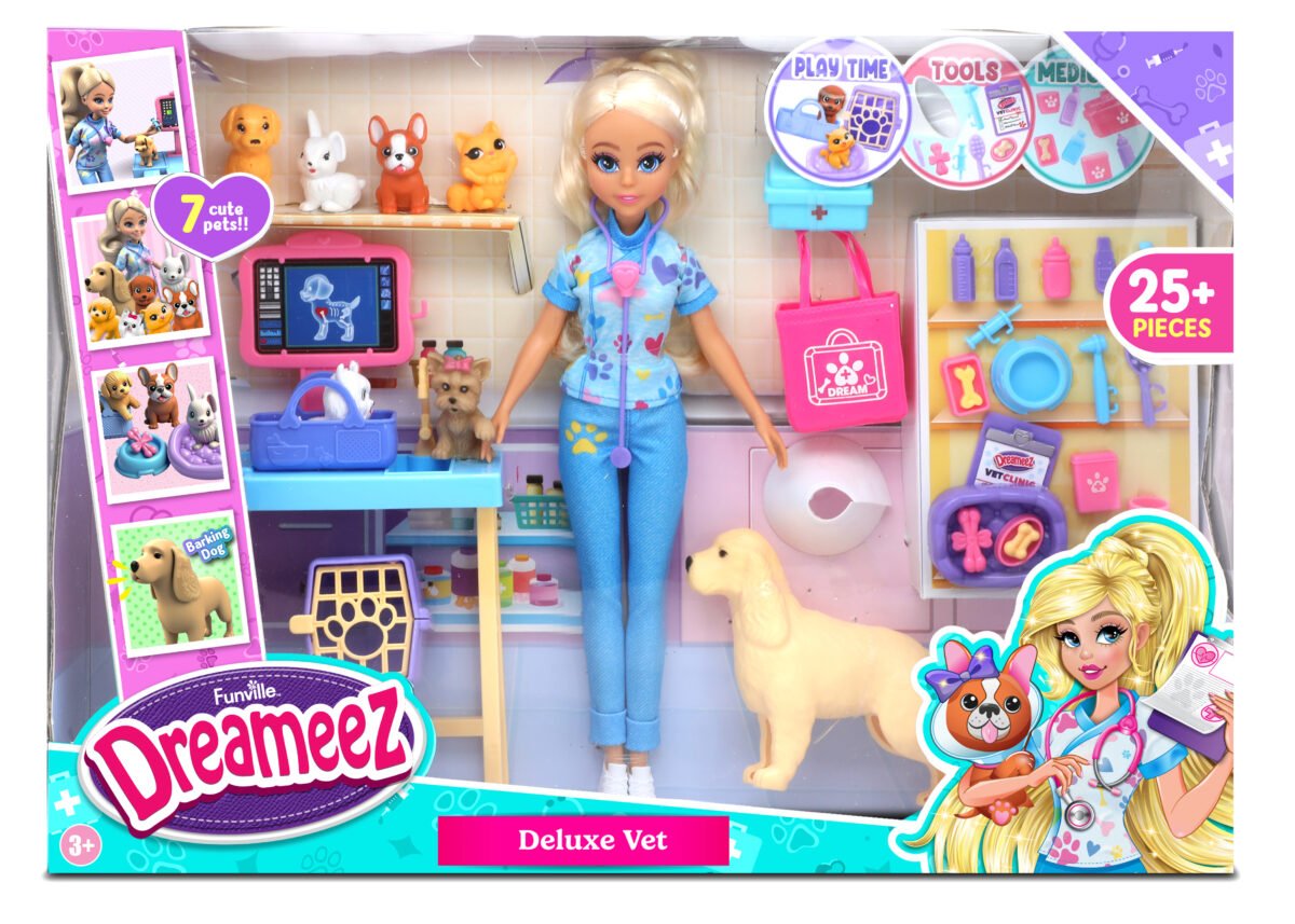 DreameezDeluxe Vet Set 7 Cute Pets 25 PCS - Image 2