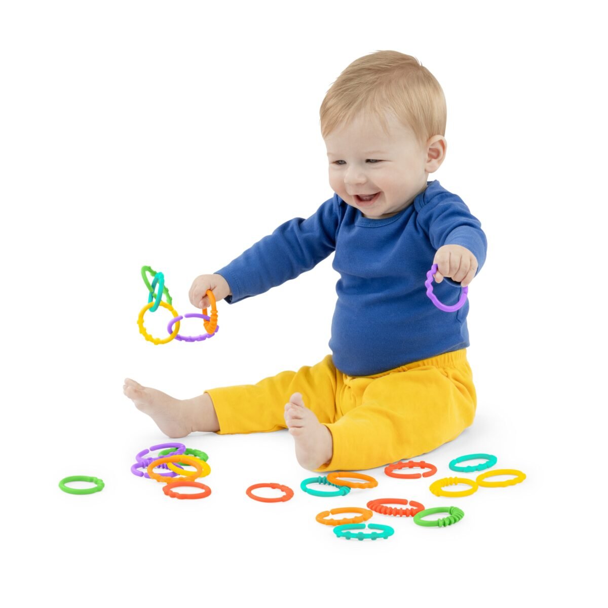 Bright Starts Lots of Links Take-Along Baby Toy Links Set - Image 4