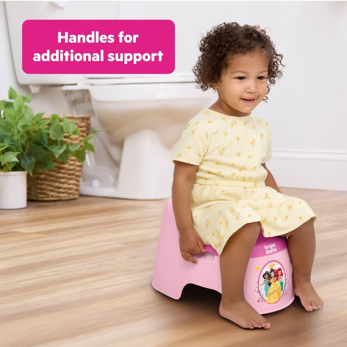 Bright Starts Disney Princess Full Comfort Baby Potty Training Seat - Image 4