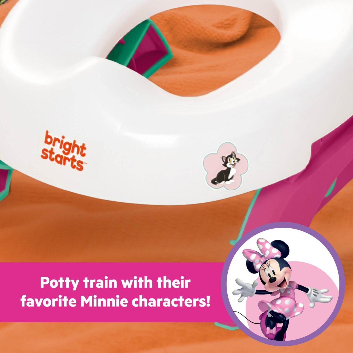 Bright Starts Disney Minnie Mouse 2-in-1 My Travel Potty for Toddlers - Image 4