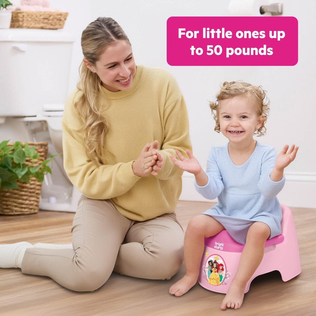 Bright Starts Disney Princess Full Comfort Baby Potty Training Seat - Image 2