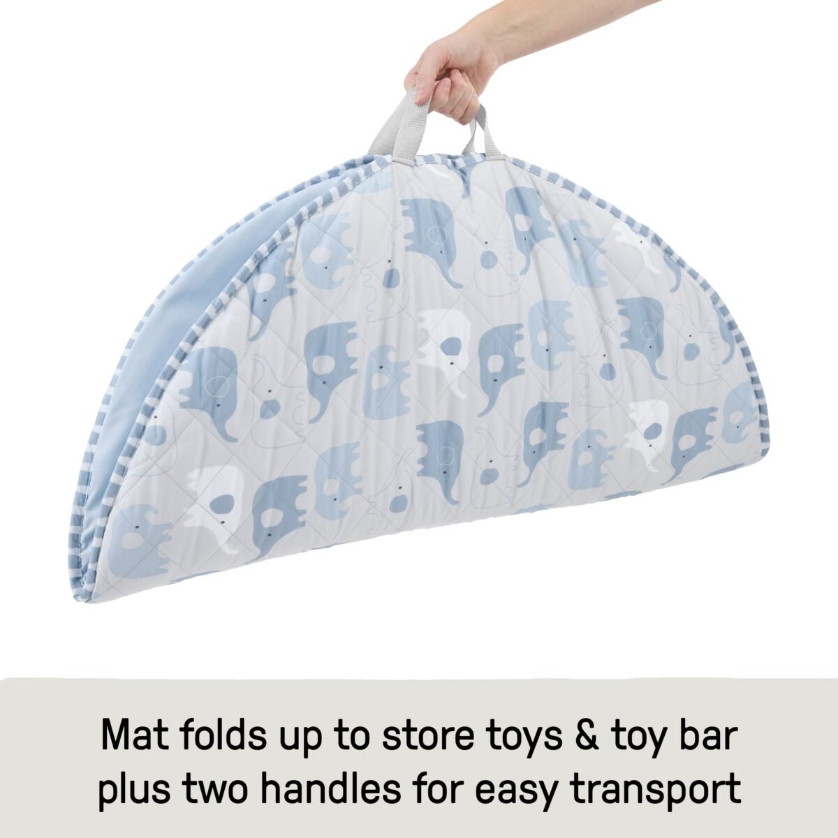 Ingenuity Cozy Spot Duvet Activity Gym - Elephant March - Image 2